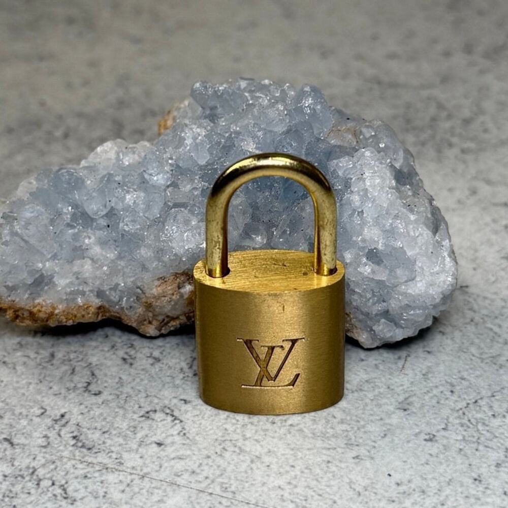 Vintage Louis Vuitton Paris #318 Padlock NO KEY Lock LV Designer Brass